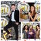 18inch Black and Gold Helium Foil Balloon,6pcs Happy 21st Birthday Balloons Kit (Blackgold)